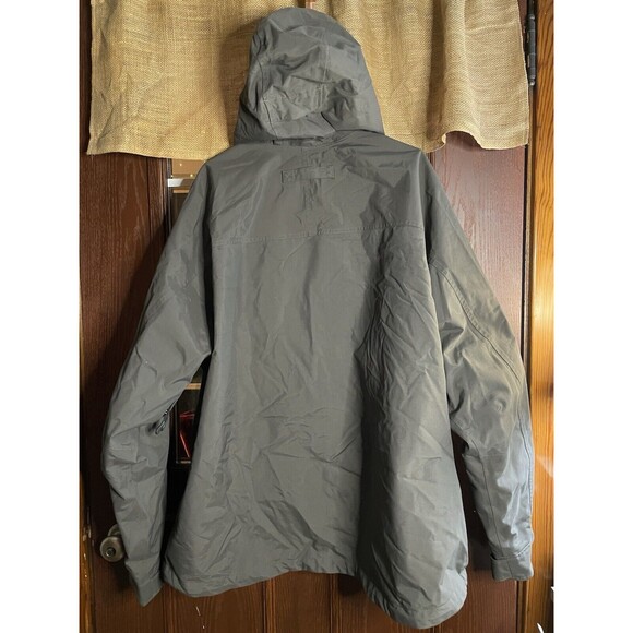 Duluth Trading Co Mens Whaleback Parka- Greenish-Grey Parka w/Hood Size 3XL - Picture 5 of 10